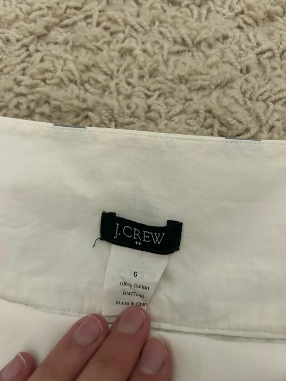 J.Crew polka dot a-line skirt